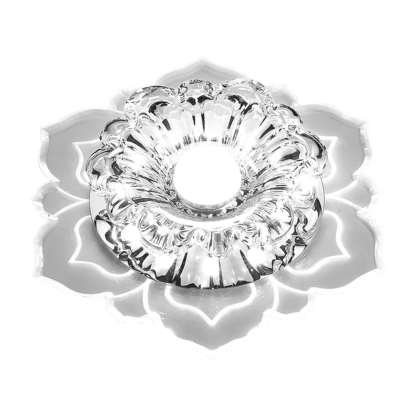 Elegant Glass LED Ceiling Lamp with Modern Design - Luxicro