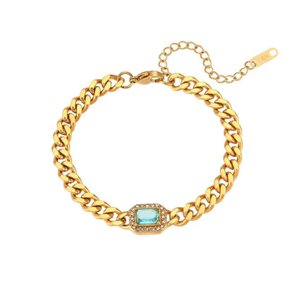 Glamorous Diamond Chain Necklace Set