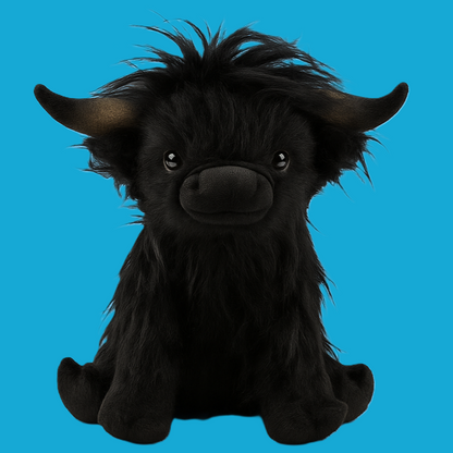 Cuddly Plush Scottish Cow Teddy Toy