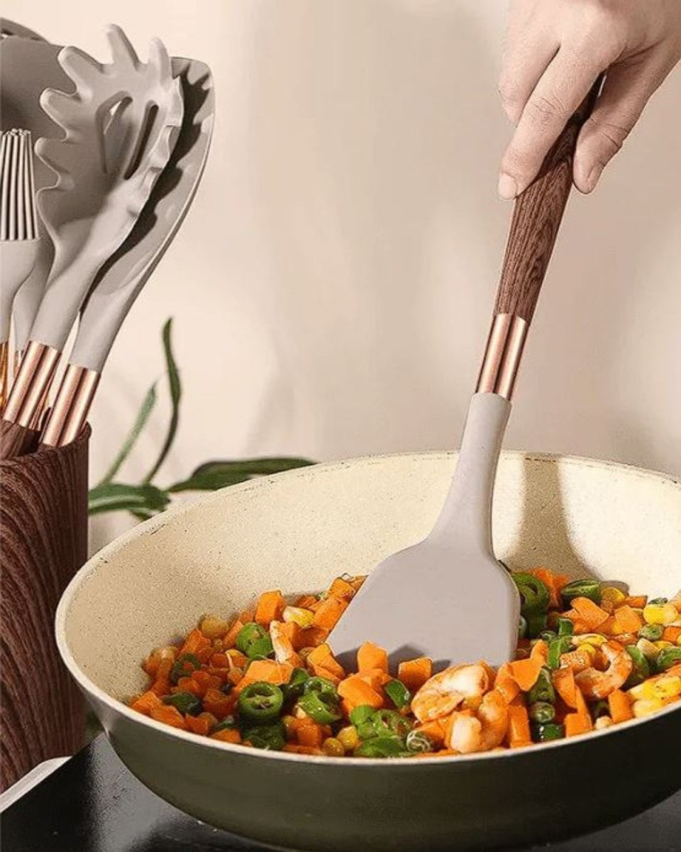Premium Silicone Kitchen Tool Set for Easy Cooking