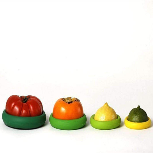 4 Pack Fresh Food Storage Containers for Fruits Vegetables - Luxicro