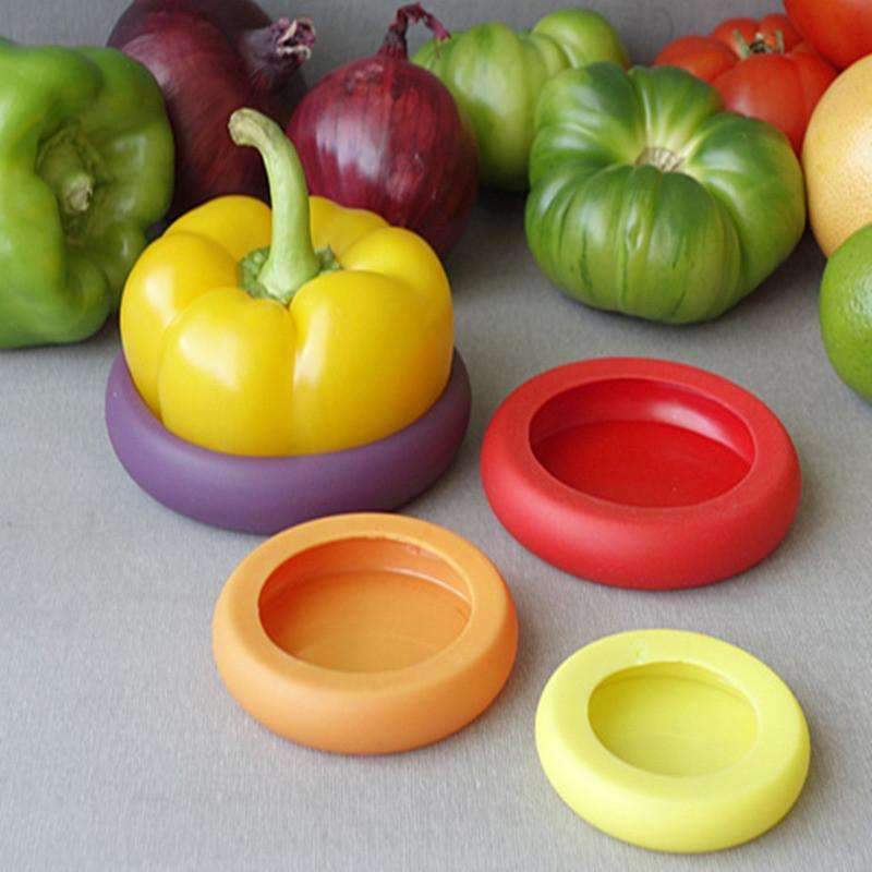 4 Pack Fresh Food Storage Containers for Fruits Vegetables