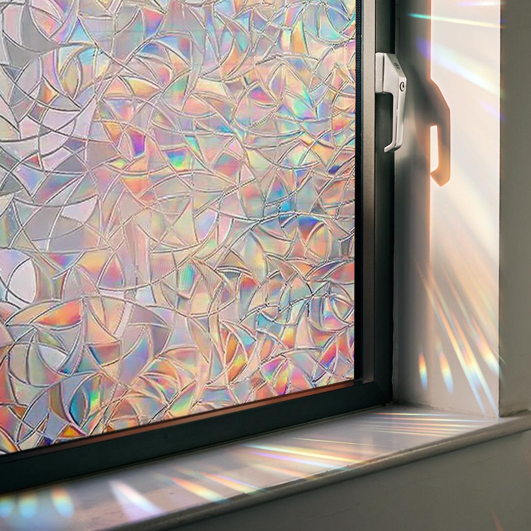Vibrant Stained Glass Window Hanging