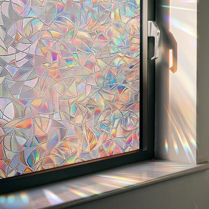 Vibrant Stained Glass Window Hanging