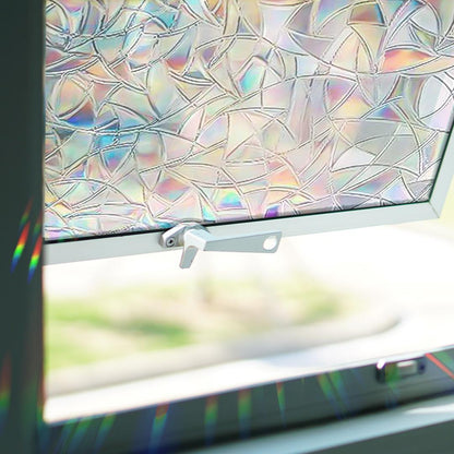 Vibrant Stained Glass Window Hanging