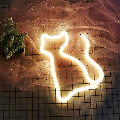 Colorful Kitty Desk Light Lamp