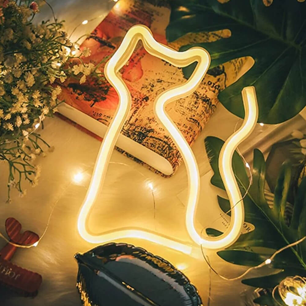 Colorful Kitty Desk Light Lamp