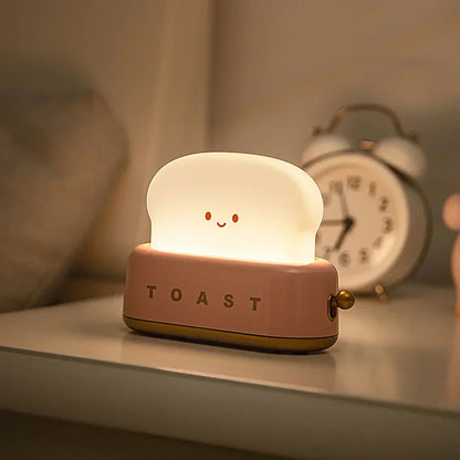 Cute Bread Night Light Lamp