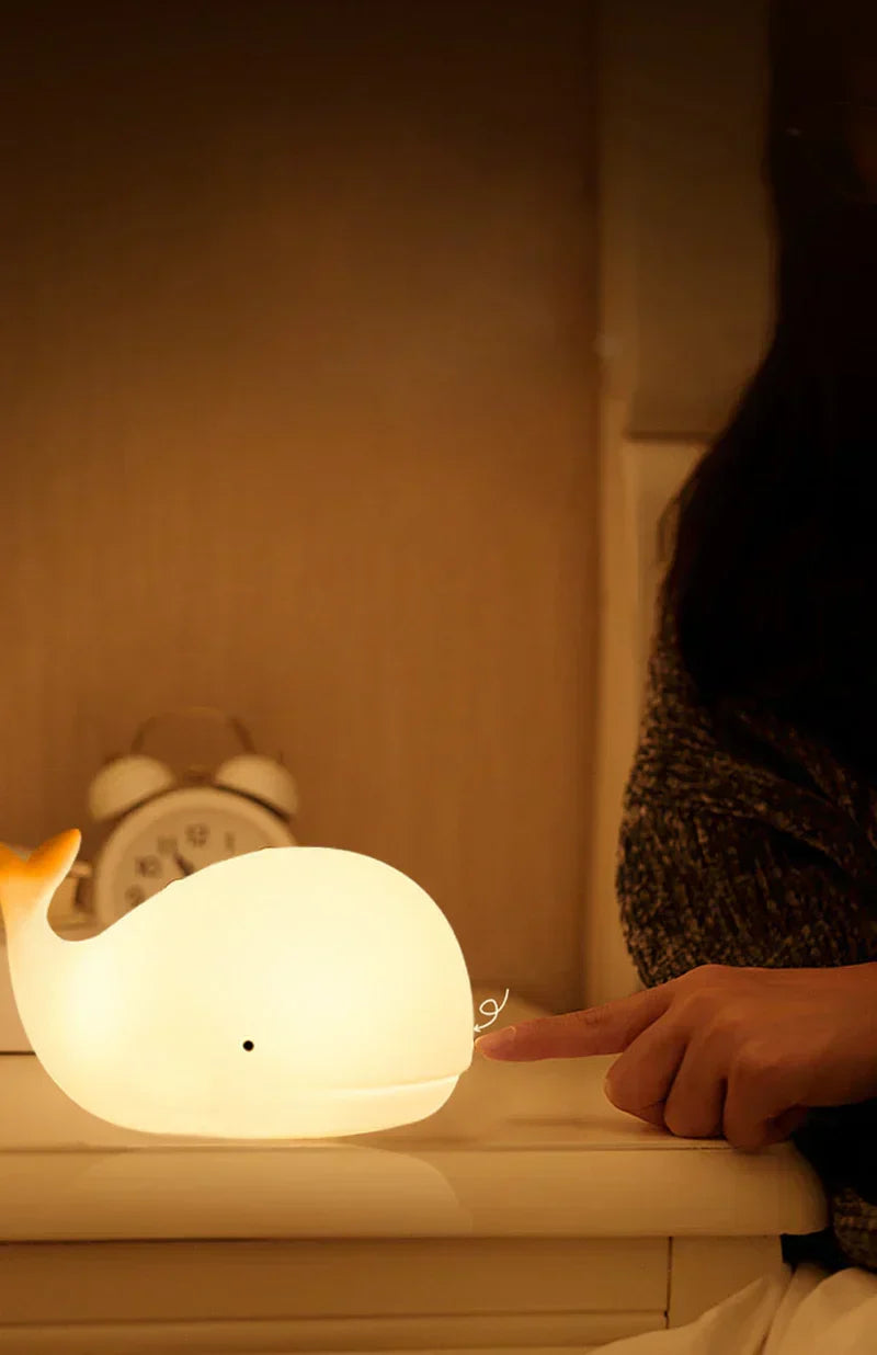 Adorable Whale LED Nightlight with Color Change
