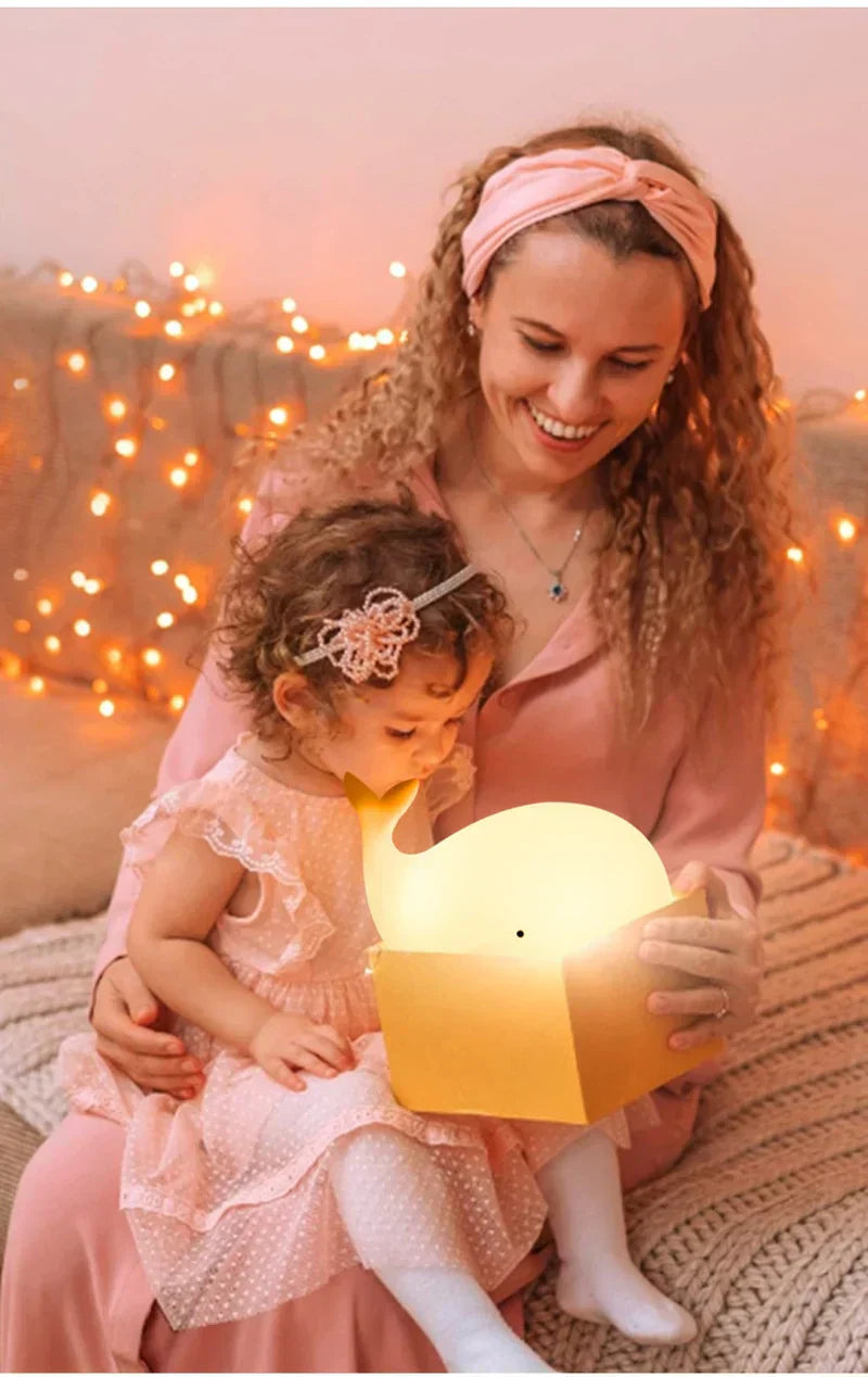Adorable Whale LED Nightlight with Color Change