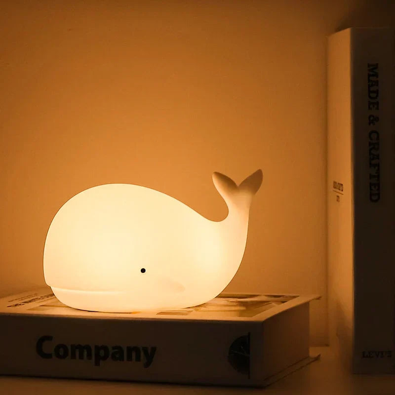 Adorable Whale LED Nightlight with Color Change - Luxicro