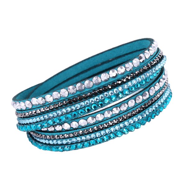 Shiny Ladies Glittering Multi Layer Bracelet
