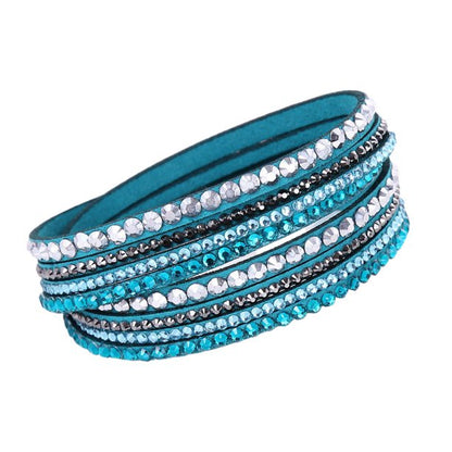 Shiny Ladies Glittering Multi Layer Bracelet