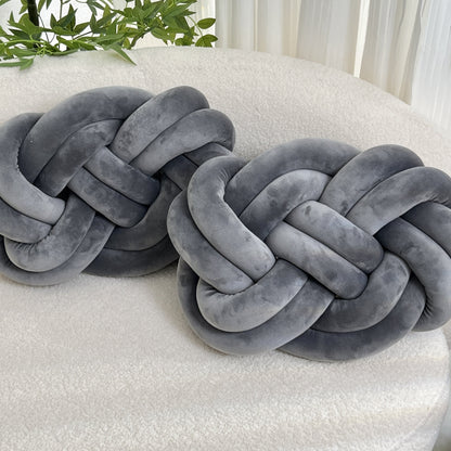 Cozy Faux Fur Round Accent Pillows - 2 Pack