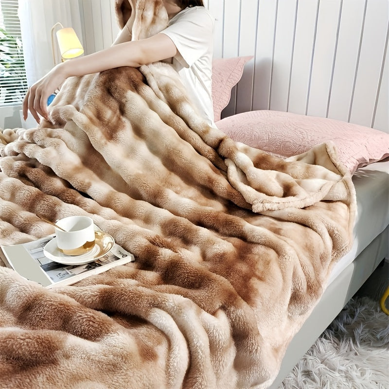 Cozy Plush Throw Blanket for Bed and Outdoor Use - Luxicro