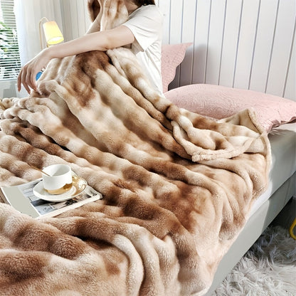 Cozy Plush Throw Blanket for Bed and Outdoor Use - Luxicro