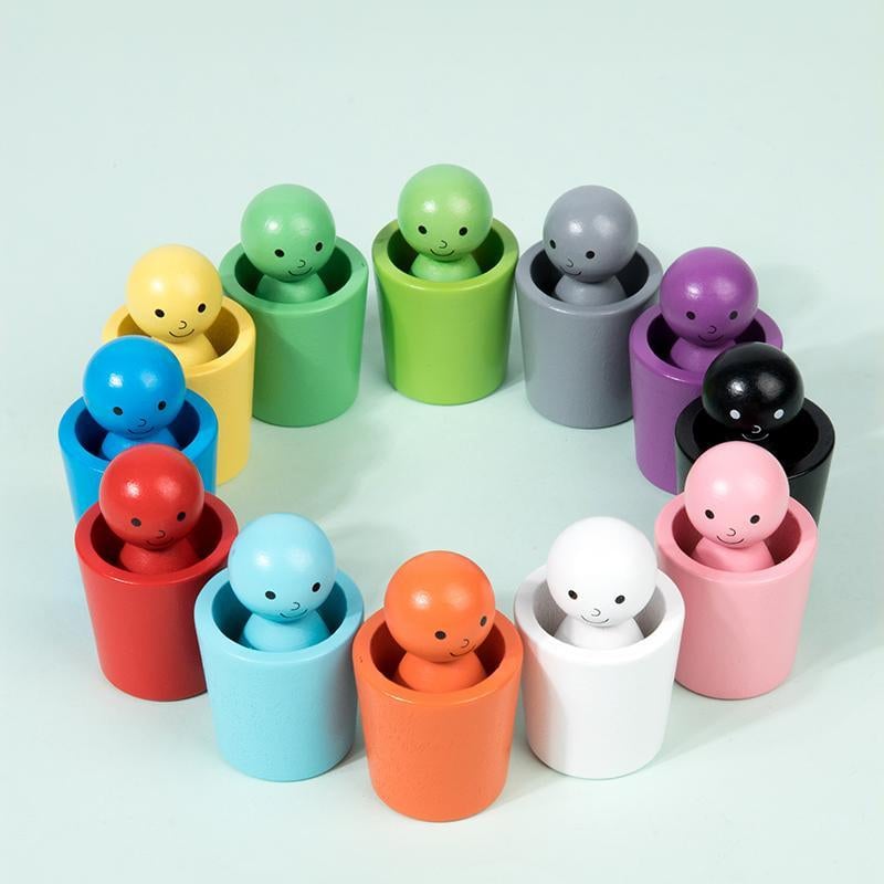 Colorful Plastic Sorting Cups