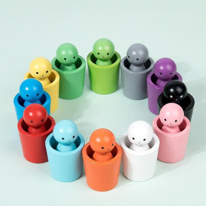 Colorful Plastic Sorting Cups