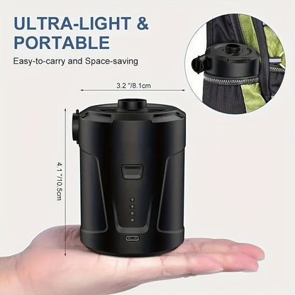Compact Travel Air Pump Mini Inflator