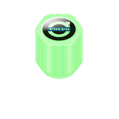 Bright Green LED Tire Valve Stem Caps 20-Pack