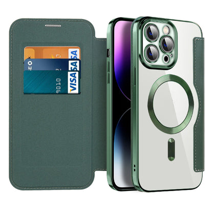 Durable Phone Flip Case with Secure Magnetic Shut