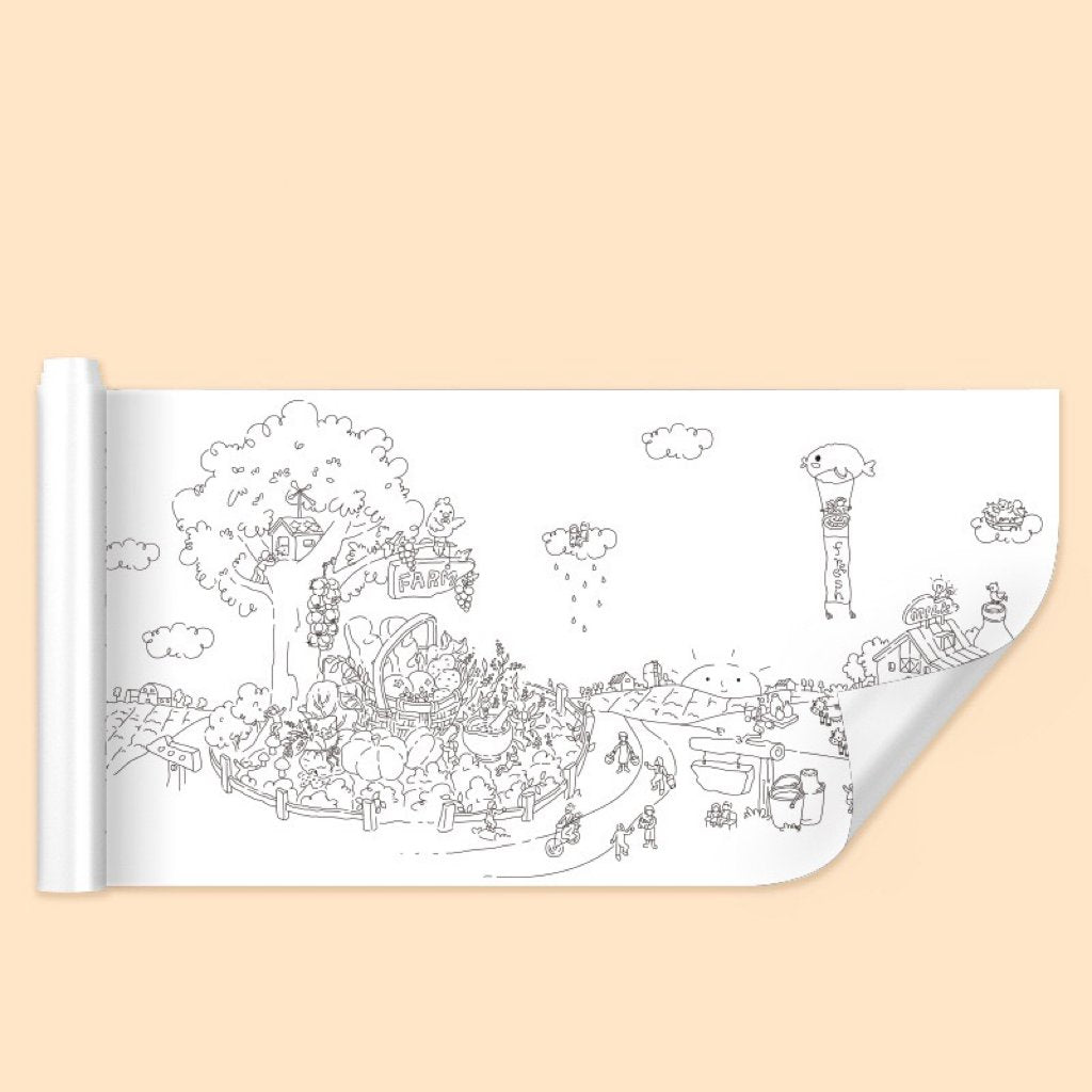Colorful Children's Craft Paper Scroll