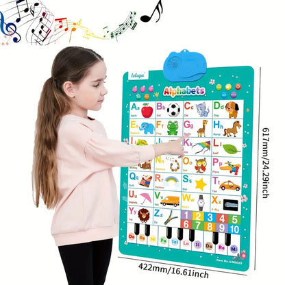 Fun Educational Alphabet Wall Chart for Kids