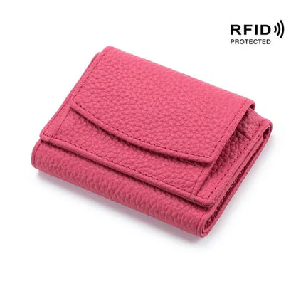 Slim Genuine Leather RFID Wallet Case