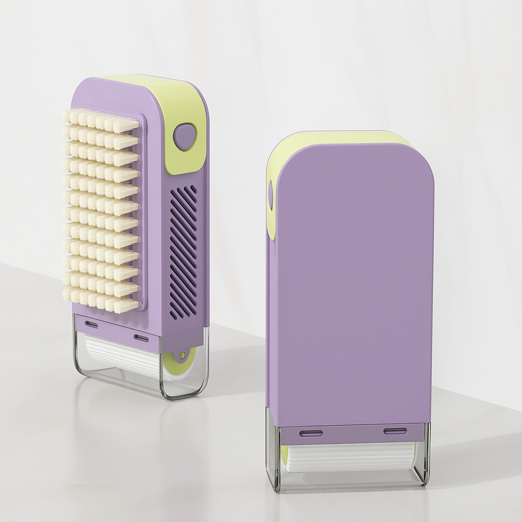 Practical 2-in-1 Cleaning Brush Soap Holder