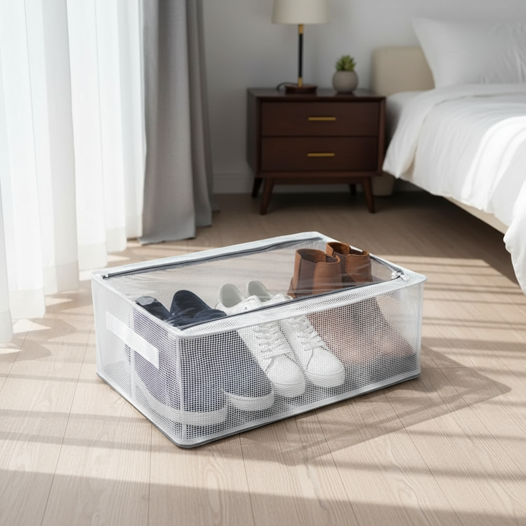 Collapsible Space Saving Shoe Rack Organizer