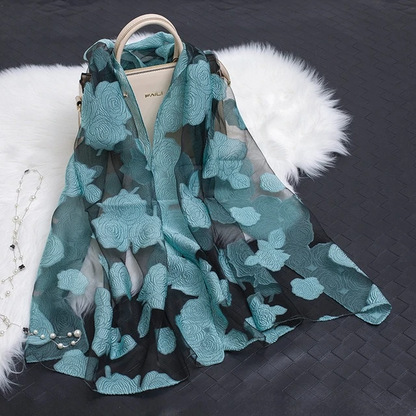 Beautiful Soft Floral Scarf