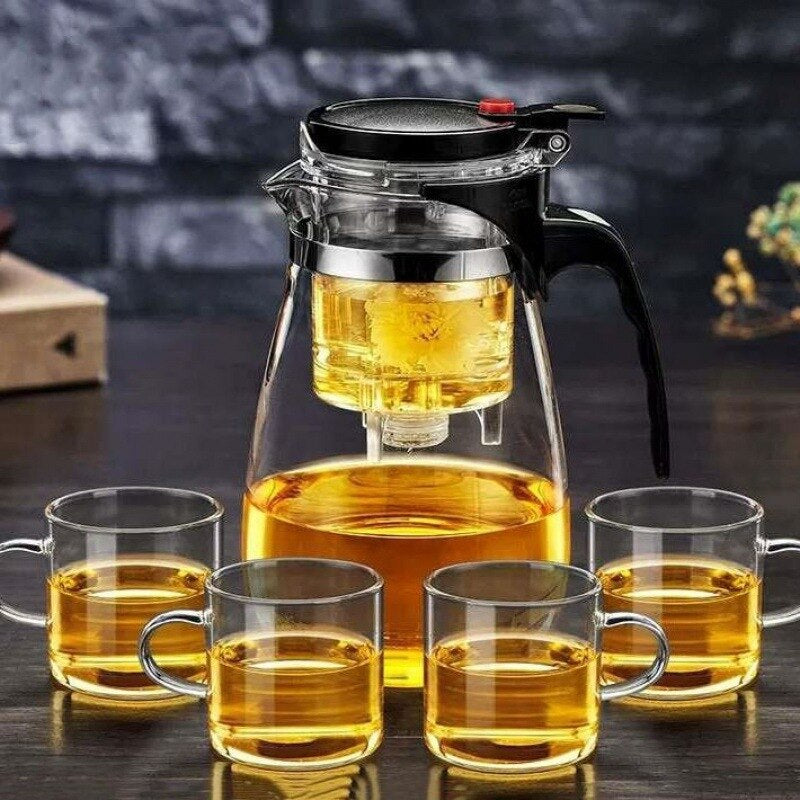 Premium Heatproof Glass Tea Infuser Pot