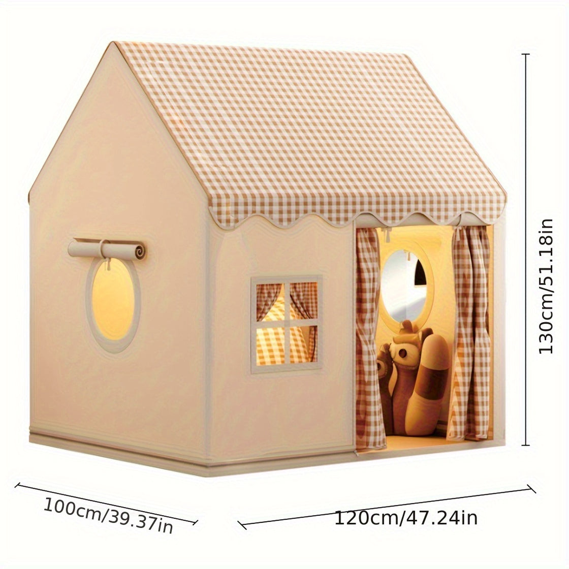 Colorful Kids Playhouse Tent for Indoor Play