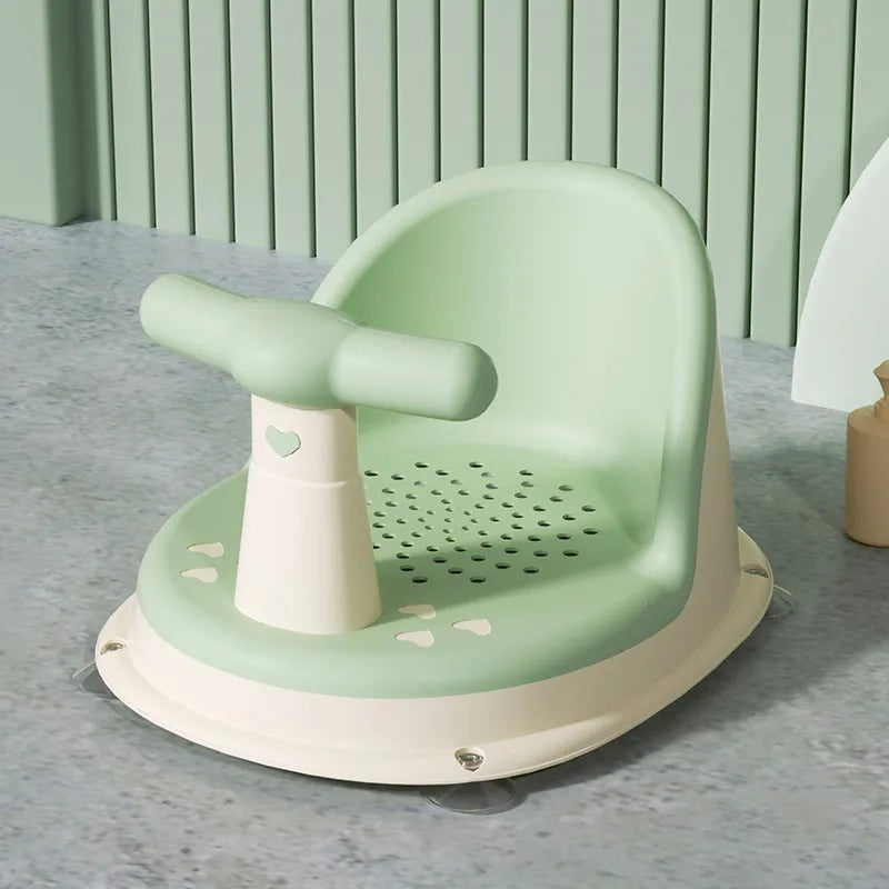 Secure Baby Bath Seat with Easy Grip Handle