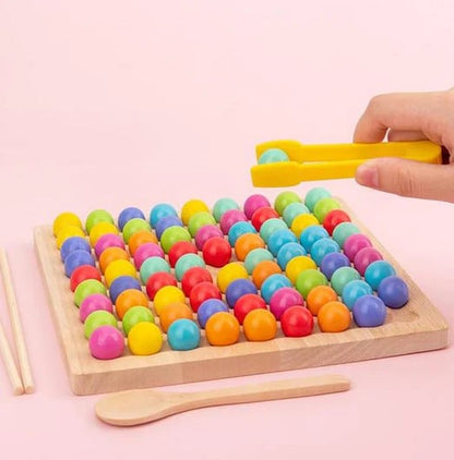 Classic Wood Bead Puzzle Board
