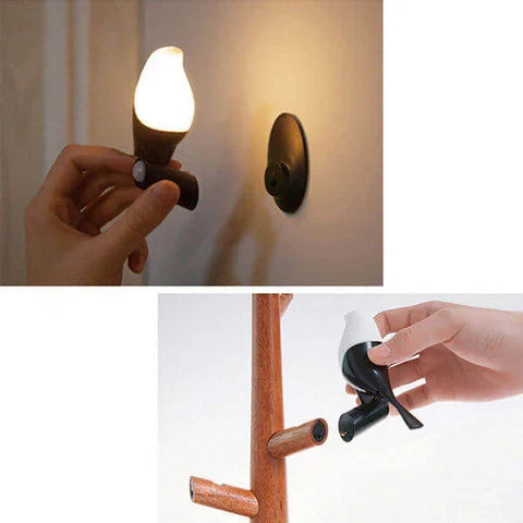Automatic Wooden Desk Lamp with Sensor