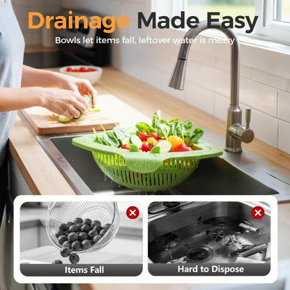 Easy Clean Kitchen Sink Strainer Basket