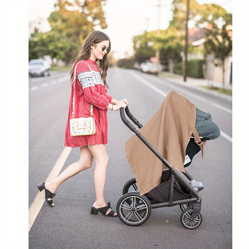 Cozy Nursing Blanket - Gentle Cotton Cover for Moms