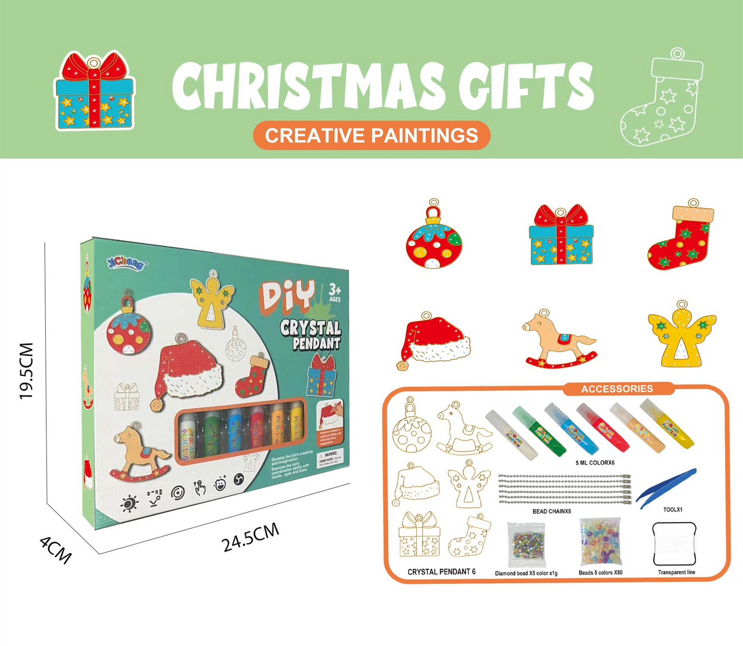 Fun Crystal Pendant Making Kit for Kids