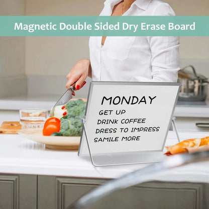 Reversible Whiteboard with Erasable Magnetic Surface