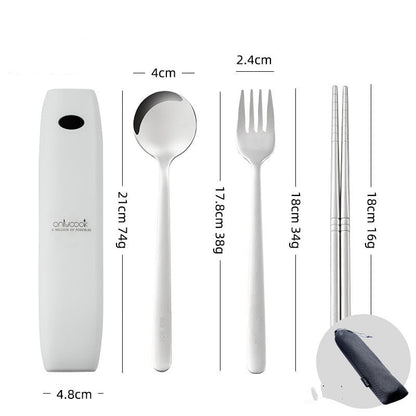 Portable Utensil Set with UV Cleaner - Luxicro