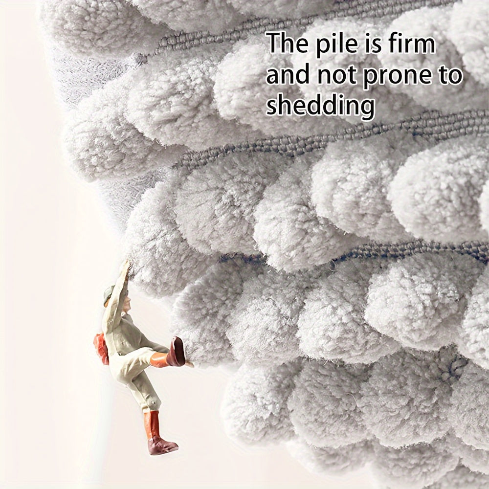 Comfy Circular Bath Mat Soft Grip Shower Rug