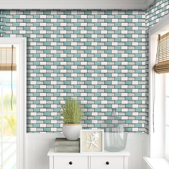 Colorful 3D Wall Art Decals Tiles