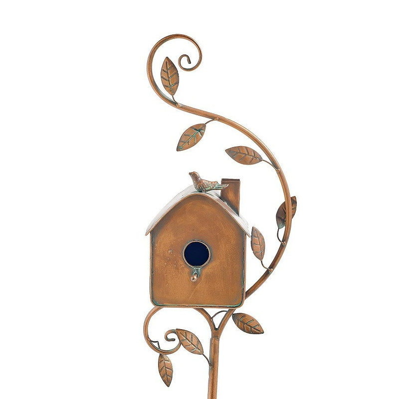 Vibrant Garden Bird Feeder Stakes