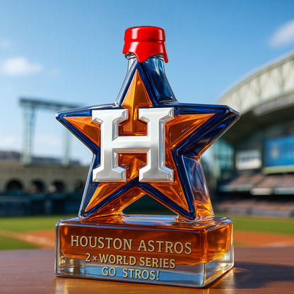 Authentic Astros Team Liquor Decanter