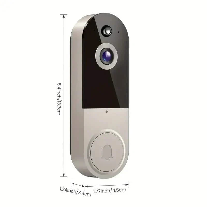 Wireless HD Security Doorbell with Night Vision