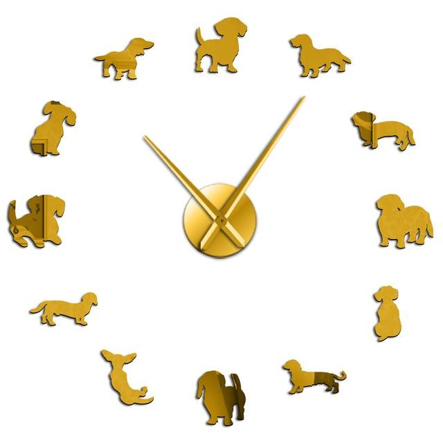 Colorful Pet Theme Desk Clock