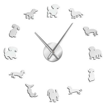 Colorful Pet Theme Desk Clock