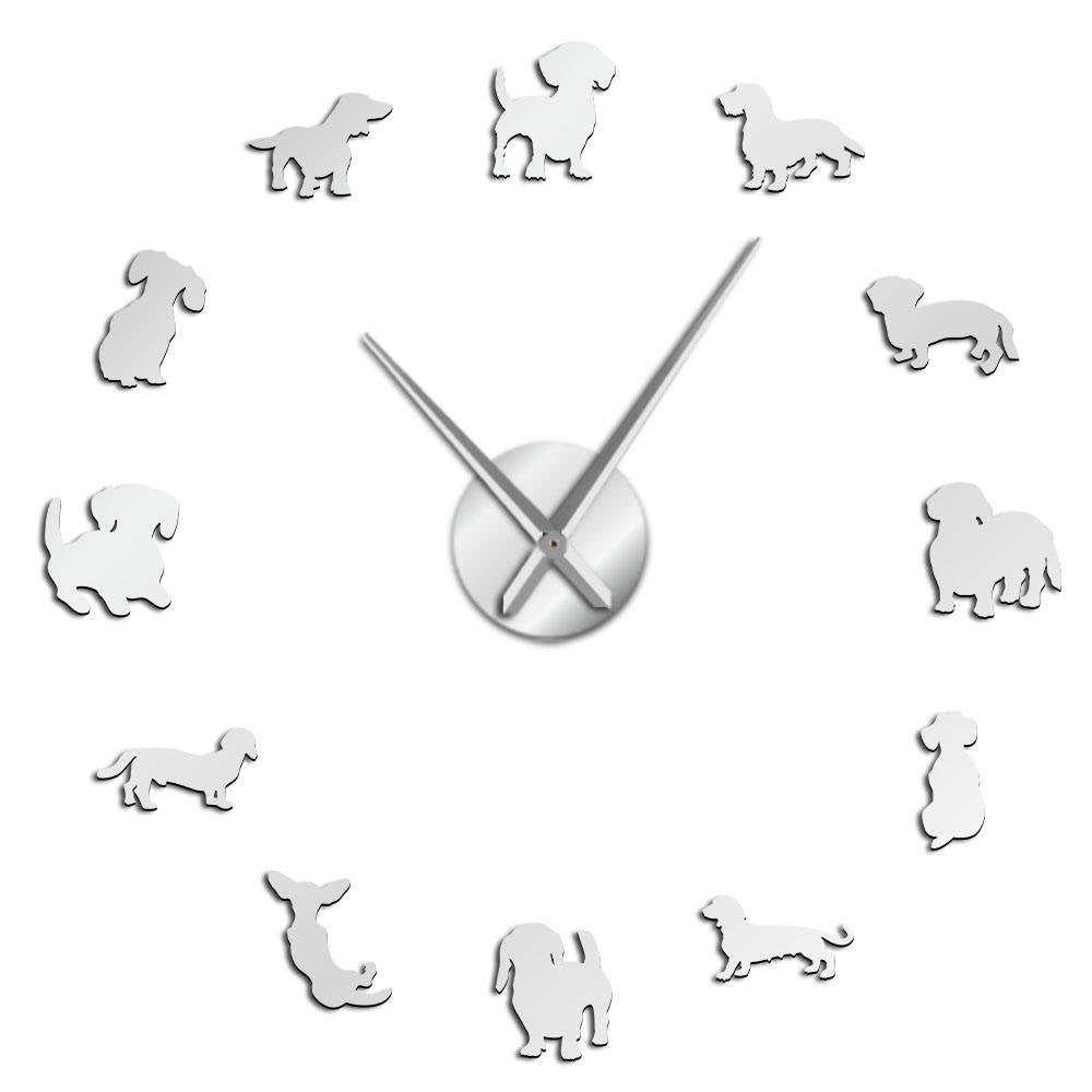 Colorful Pet Theme Desk Clock