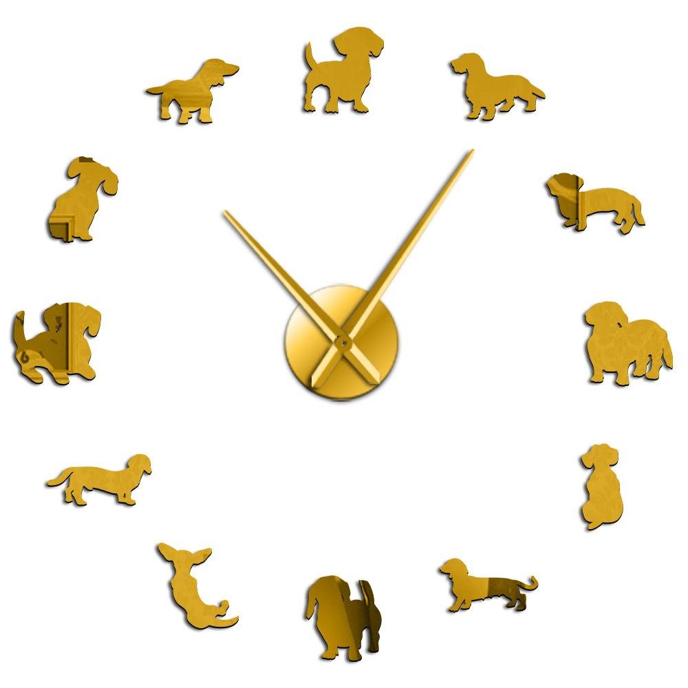 Colorful Pet Theme Desk Clock